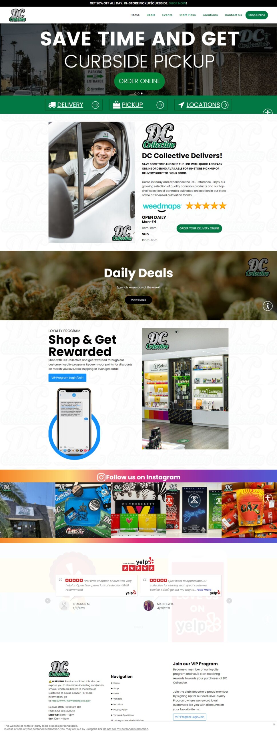 Image of DC Collective's website